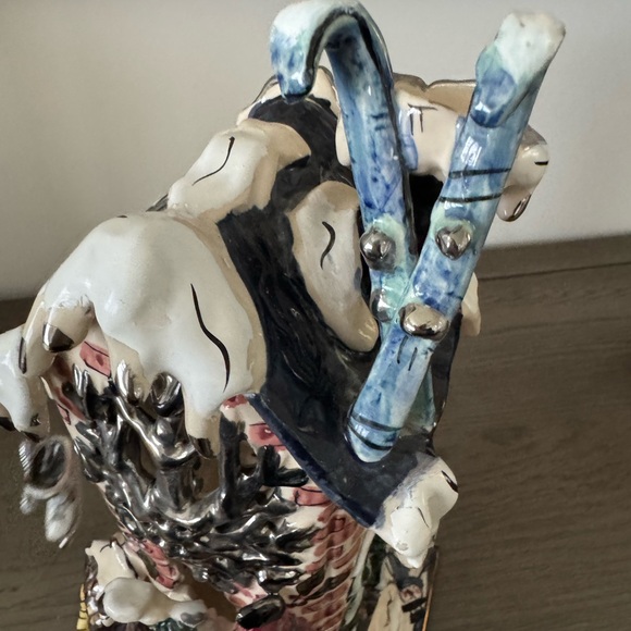 Blue Sky Clayworks “Winter” by Heather Goldminc 2001 Numbered Tealight Holder - Picture 9 of 11